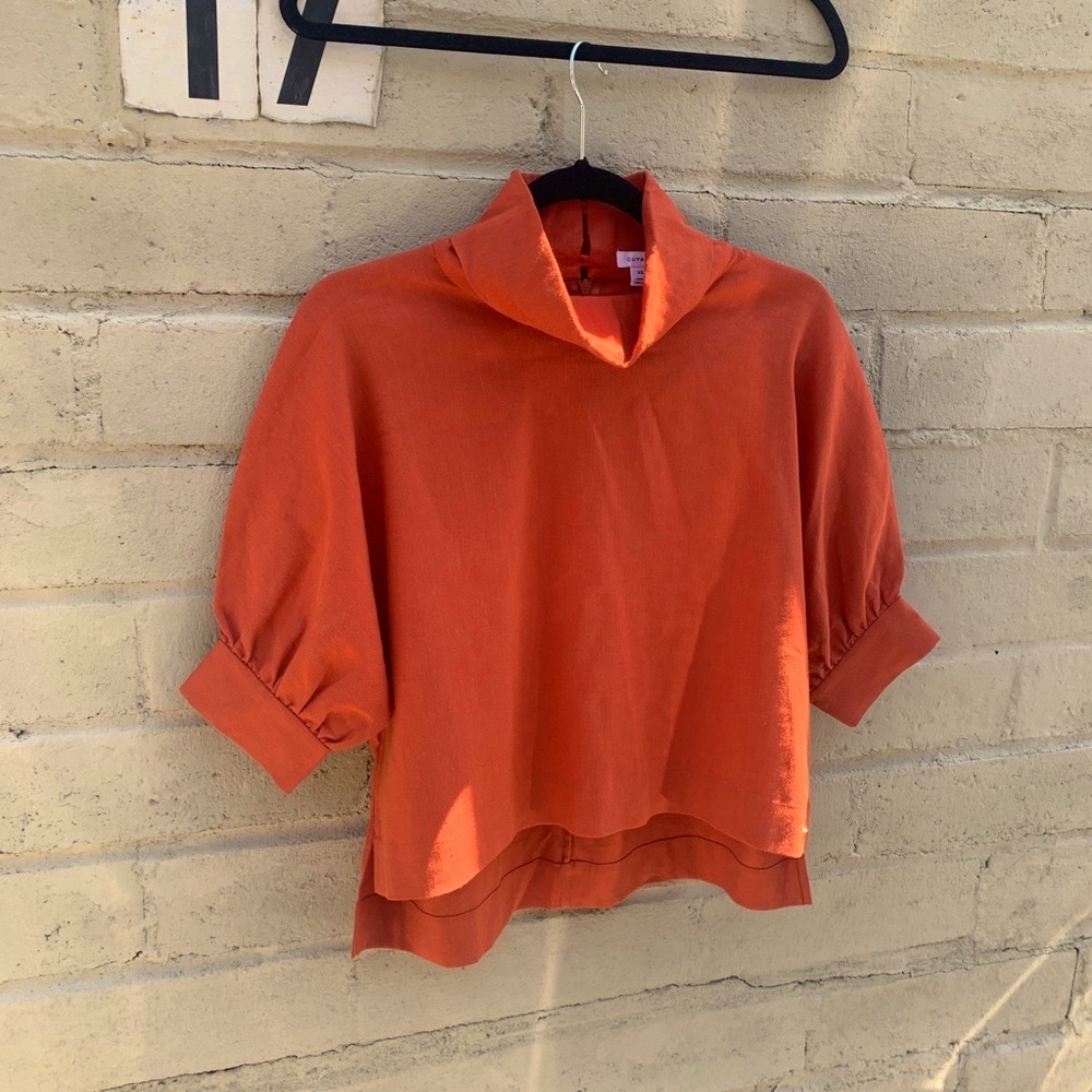 Cuyana | Linen Dolman Sleeve Top | Size XS